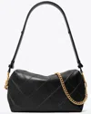 Tory Burch Fleming Soft Mini Handbag In Black