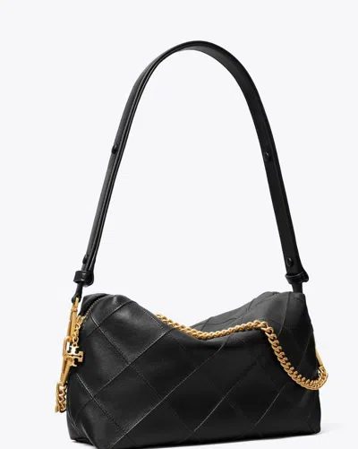 Tory Burch Fleming Soft Mini Handbag In Black