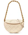 Tory Burch Mini Fleming Crescent Leather Bag