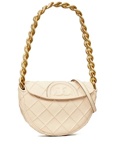 Tory Burch Fleming Soft Mini Leather Crescent Bag