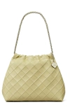 Tory Burch Fleming Soft Drawstring Bag In Green