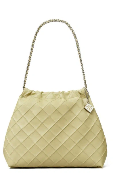 TORY BURCH FLEMING SOFT QUILTED LEATHER HOBO BAG