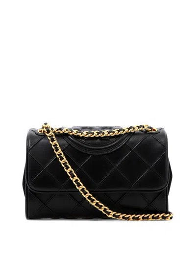 Tory Burch Fleming Soft Small Convertible Shou In Black