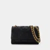Tory Burch Fleming Soft Small Convertible Schultertasche In Black