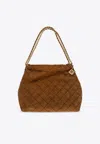 Tory Burch Fleming Soft Suede Hobo Bag