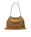 Tory Burch Fleming Suede Tote Bag
