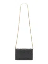 Tory Burch Fleming Wallet In Black
