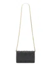 Tory Burch Fleming Wallet In Black