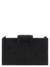 Tory Burch Fleming Mini Chain Wallet In Black