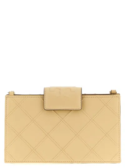 Tory Burch Fleming Wallet In Sand