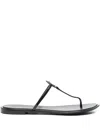 Tory Burch Thong Sandal "miller" Mini In Black