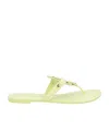 Tory Burch Flip Flops In Yellow