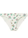 Tory Burch Printed Stretch Nylon Bikini Bottom In Multi