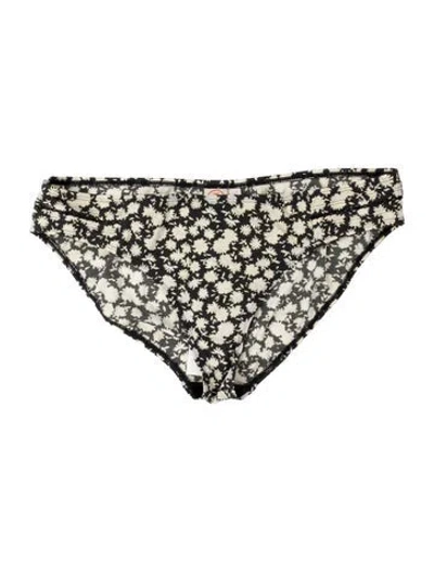 Pre-owned Tory Burch Floral Print Bottoms In Multicolor