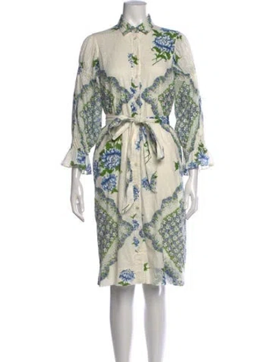 Pre-owned Tory Burch Floral Print Knee-length Dress