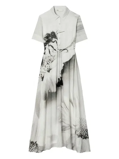 Tory Burch Floral-print Midi Dress