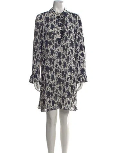 Pre-owned Tory Burch Floral Print Mini Dress