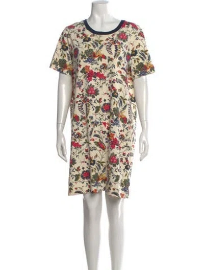 Pre-owned Tory Burch Floral Print Mini Dress