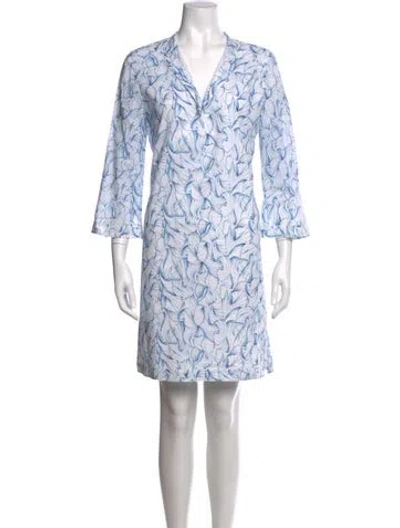 Pre-owned Tory Burch Floral Print Mini Dress