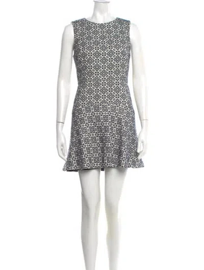 Pre-owned Tory Burch Floral Print Mini Dress In Multi