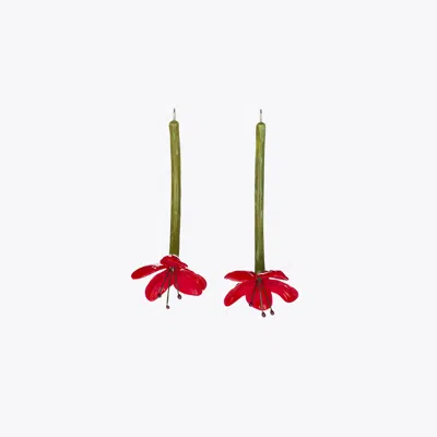 Tory Burch Flower Earrings In Multi