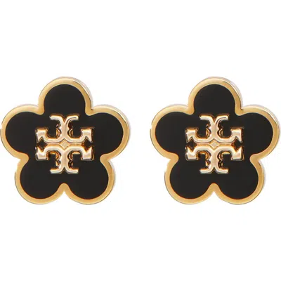 Tory Burch Flower Stud Earrings In Multi