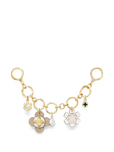 Tory Burch Forget Me Not Bag Chain In Purple