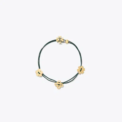 Tory Burch Forget Me Not Cord Bracelet In Neutral