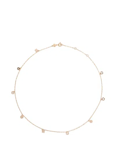 Tory Burch Forget Me Not Necklace In Gold