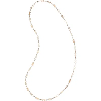 Tory Burch Forget Me Not Necklace In Gold