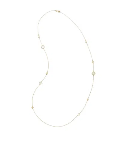 Tory Burch Forget Me Not Necklace In Neutral