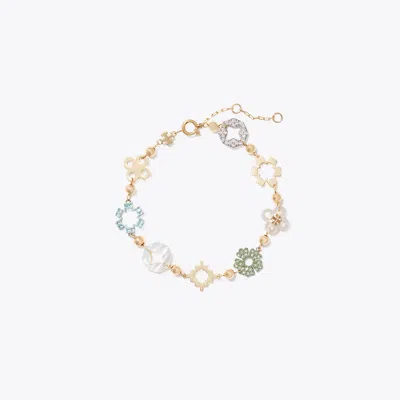 Tory Burch Forget Me Not Bracelet In Gold