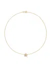 Tory Burch Forget Me Not Pearl-embellished 18kt Gold-plated Necklace In Gold