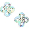 Tory Burch Forget Me Not Stud Earrings In Multi