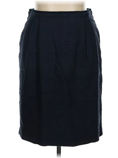 Pre-owned Tory Burch Formal Skirt In Blue