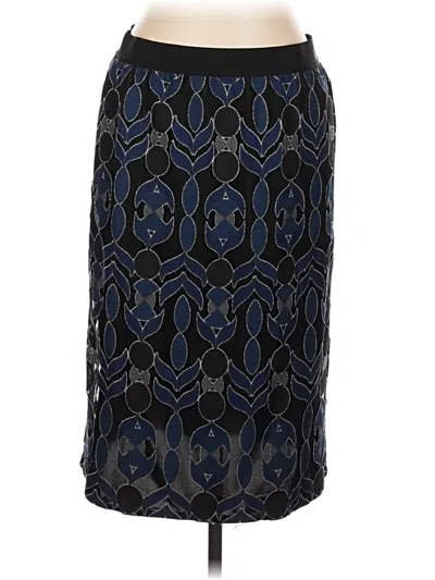 Pre-owned Tory Burch Formal Skirt In Blue
