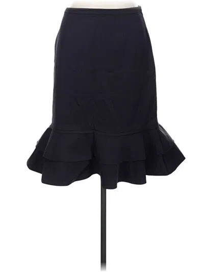 Pre-owned Tory Burch Formal Skirt In Blue