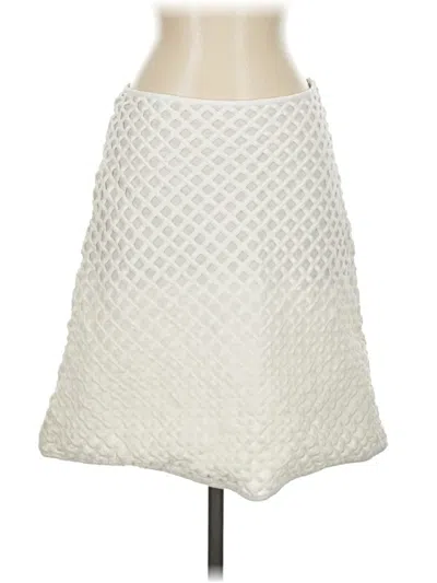 Pre-owned Tory Burch Formal Skirt In Ivory