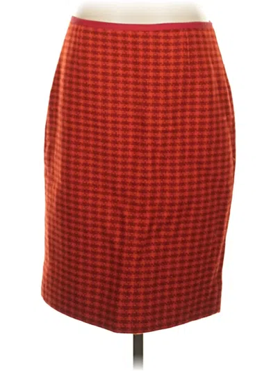 Pre-owned Tory Burch Formal Skirt In Red