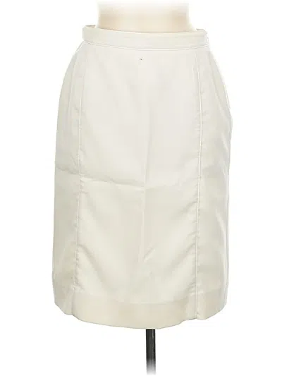 Pre-owned Tory Burch Formal Skirt In White