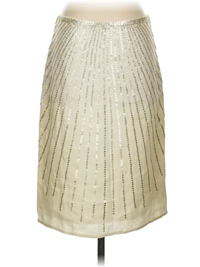 Pre-owned Tory Burch Formal Skirt In White