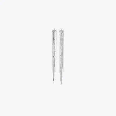 TORY BURCH FRONT-BACK CHAIN EARRINGS