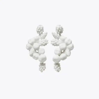 Tory Burch Fruit Earrings In White