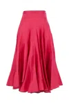 Tory Burch Fuchsia Silk Skirt
