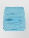 Tory Burch Woman Mini Skirt Sky Blue Size M Viscose In Purple
