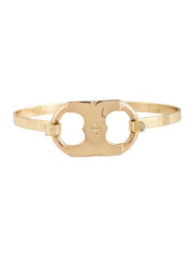 Pre-owned Tory Burch Gemini I.d. Bangle Bracelet, 6.75" In Multicolor