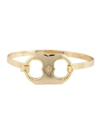 Pre-owned Tory Burch Gemini I.d. Bangle Bracelet, 7" In Multicolor