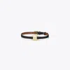 Tory Burch Gemini Leather Bracelet