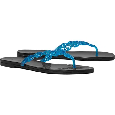 Tory Burch Gemini Link Jelly Flip Flop In Multi