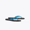 Tory Burch Gemini Link Jelly Flip Flop In Blue